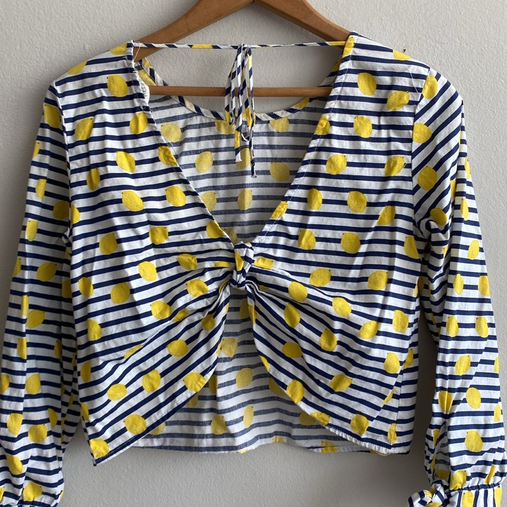 Open back blouse